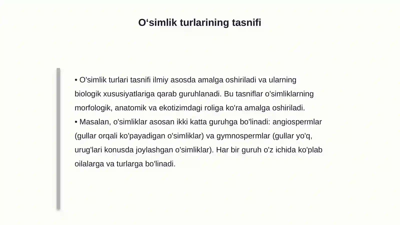 "Qizil kitob"ga kiritilgan oʻsimlik turlari bilan tanishish 4