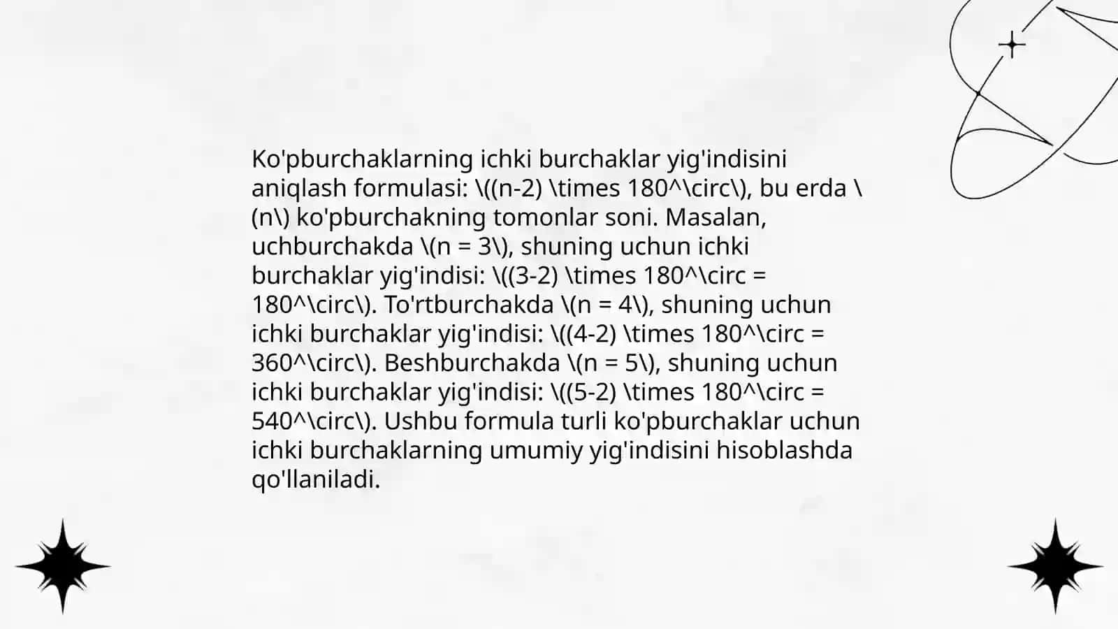Muntazam ko'pburchaklar 4