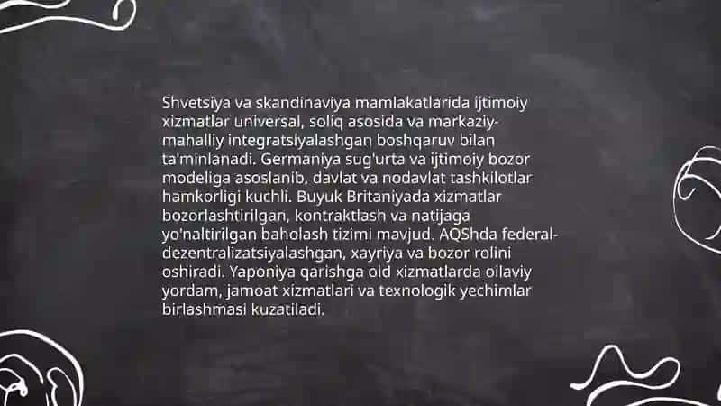 Xorijiy mamlakatlarda ijtimoiy ish.menejmentning tahlili 4