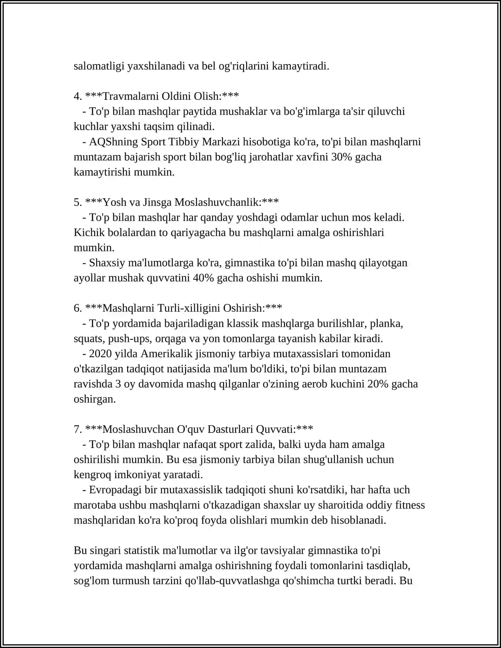 GIMNASTIKA BUYUMLARI BILAN BAJARILADIGAN MASHIQLAR 4