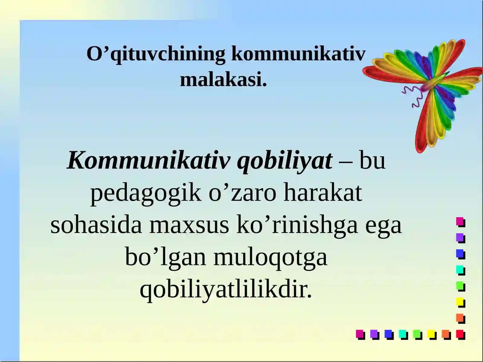 Kommunikativ qobiliyat va pedagogik ta'sir ko'rsatish 4