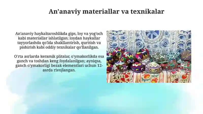 O'zbekistonda haykaltaroshlik san'ati 4