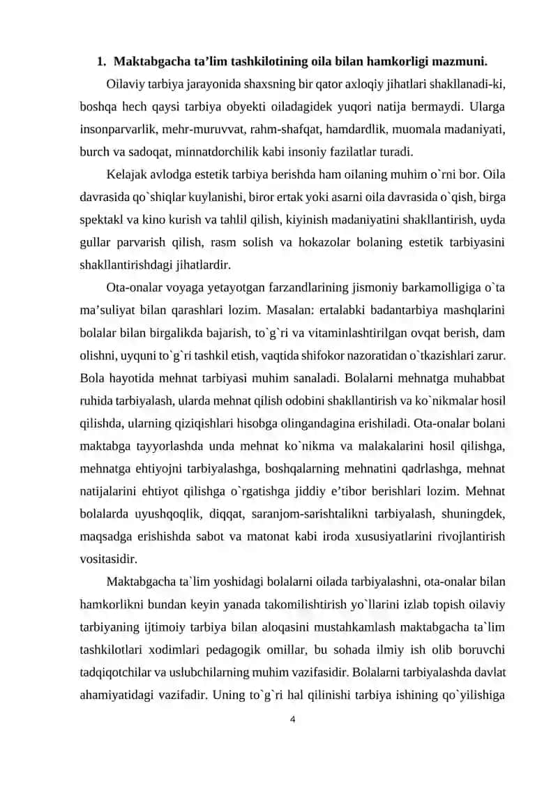 Maktabgacha Ta'lim Tashkilotining Oila Hamkorligi 4