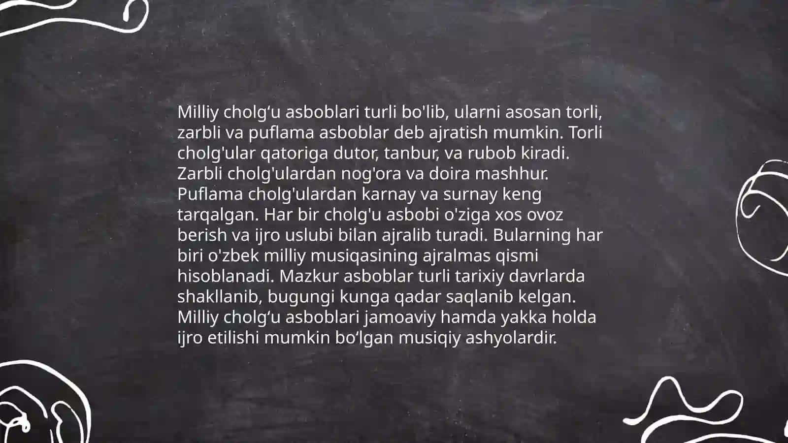 Milliy cholgʻu asboblarining tutgan urni 4