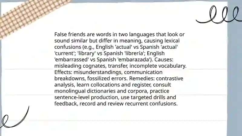 Mistakes in language learning 4