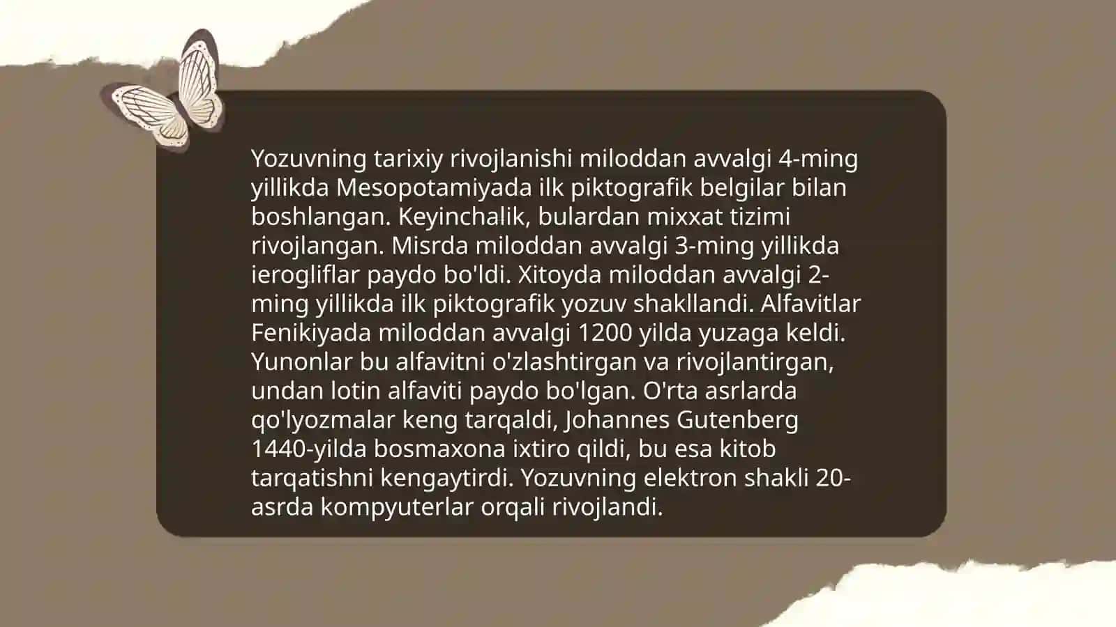 Yozuv tarixi 4