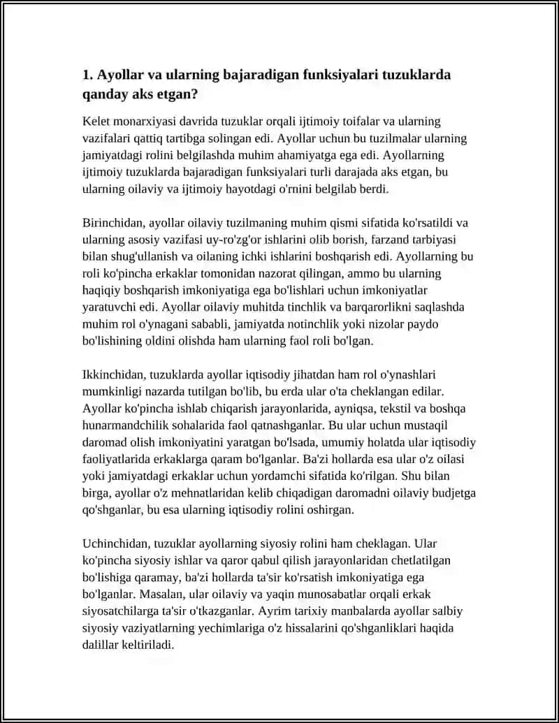 12TA IJTIMOIY TOIFA VA ULAR BAJARADIGAN ISHLAR ''TUZUKLAR'' DA QANDAY AKS ETGAN? 4