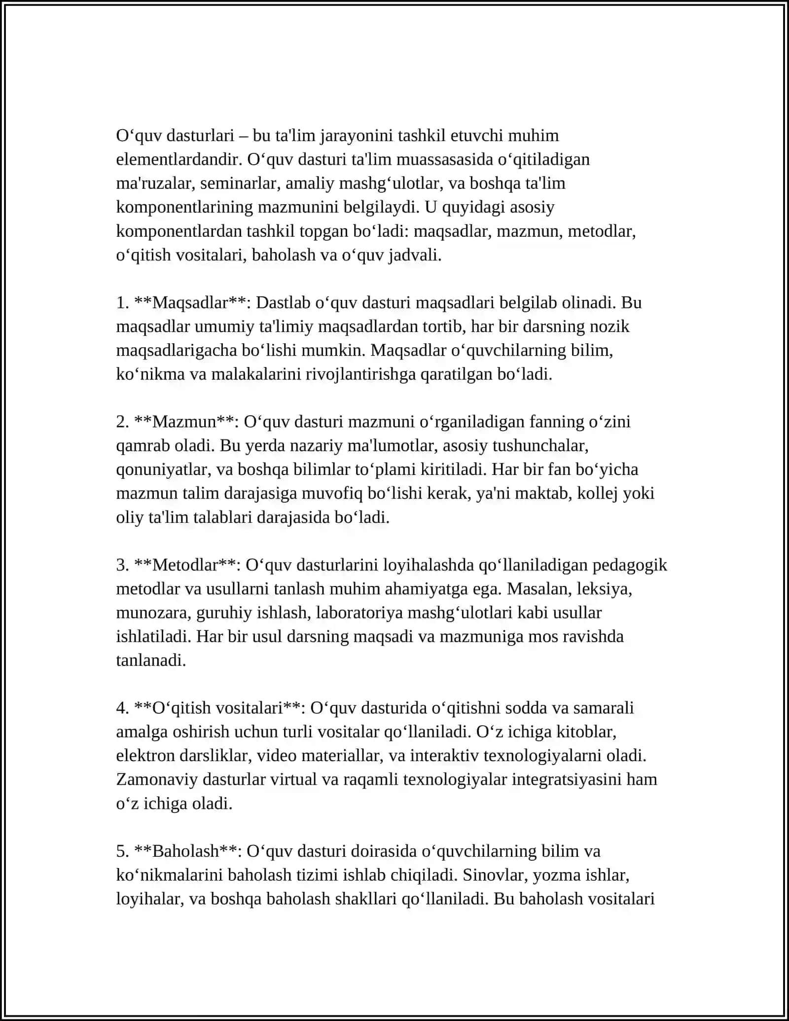 Mavzu: MAVZU ASOSIDA MUSIQA MASHG'ULOTLARINING METODIK TA'MINOTI, ULARDAN VA AXBOROT KOMPYUTER TEHNOLOGIYALARDAN MASHG'ULOT JARAYONIDA FOYDALANISH 4