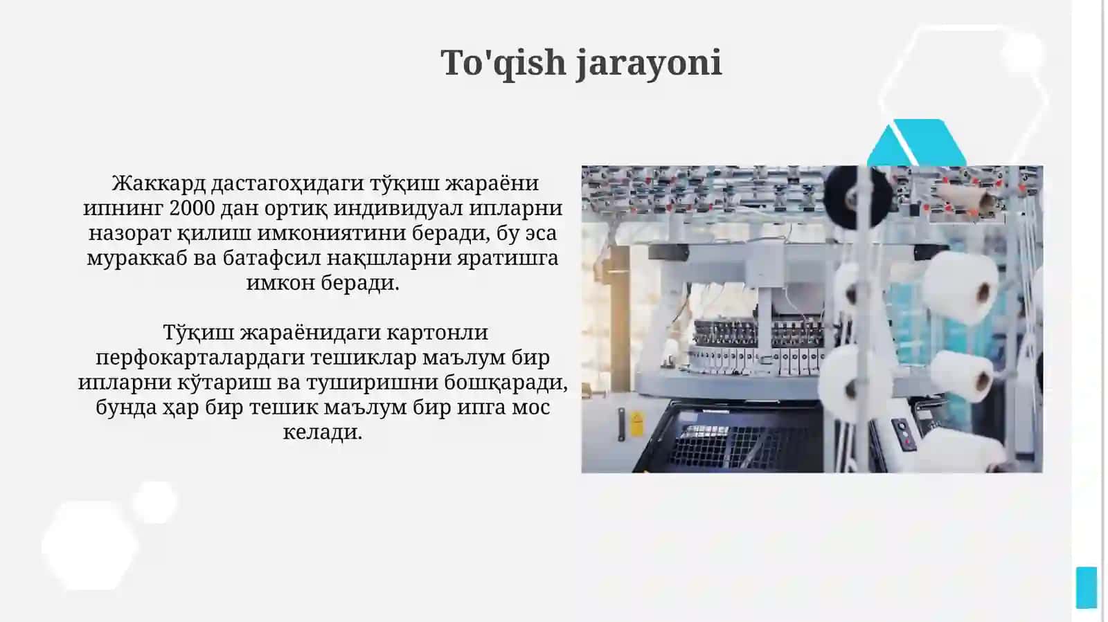 Jakkard mashinalari haqida 4