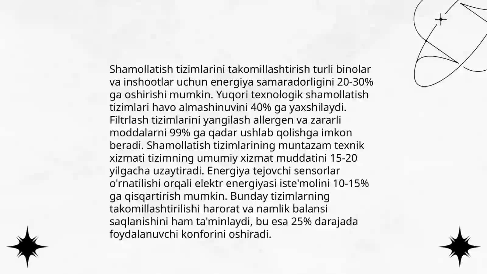 Atmosfera havosini mayda chang zarralaridan tozalash 4