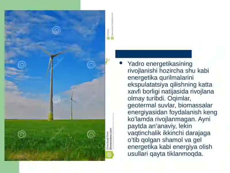 Shamol energiyasidan foydalanish 4