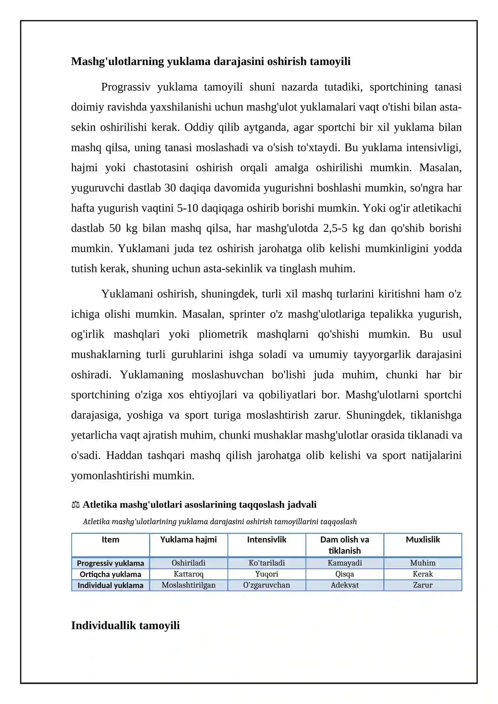 Yengil atletika bilan shugillantrish va uni orgatish asoslari 4
