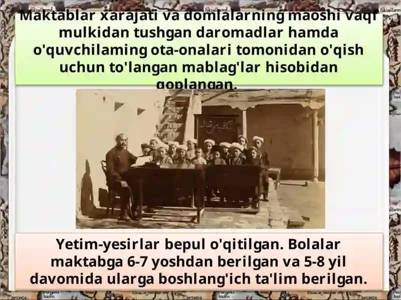 Ashtarhoniylardavrida Ma'naviy-ma'rifiy, madaniy hayot 4