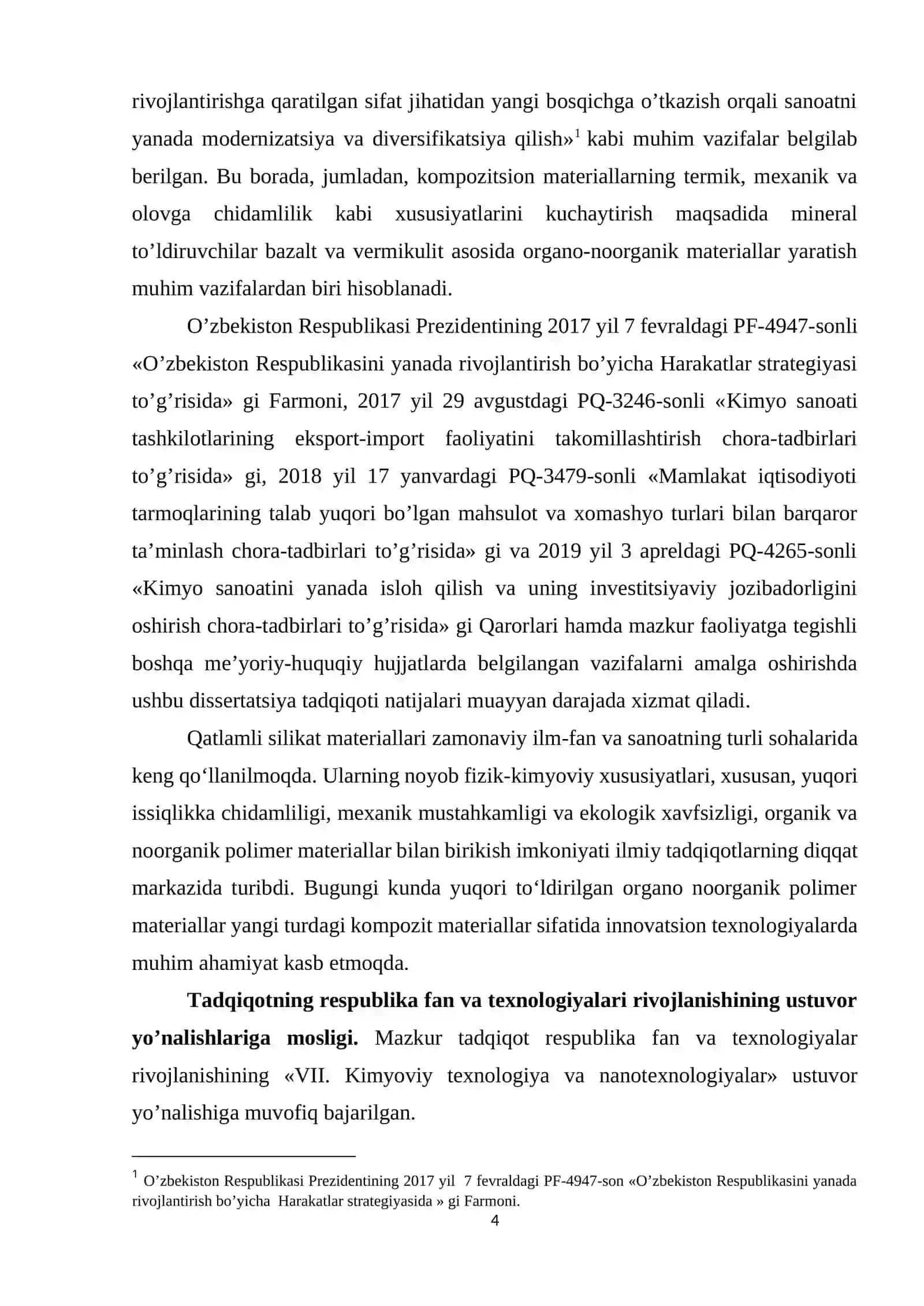 QATLAMLI SILIKAT MATERIALLAR ASOSIDA YUQORI DARAJADA TO’LDIRILGAN ORGANO – NOORGANIK POLIMER MATERIALLAR SPEKTRLARINI O’RGANISH 4