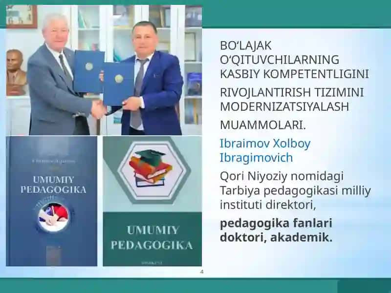 Bo‘lajak o‘qituvchilarning kasbiy kompetentligini rivojlantirish imkoniyatlari 4