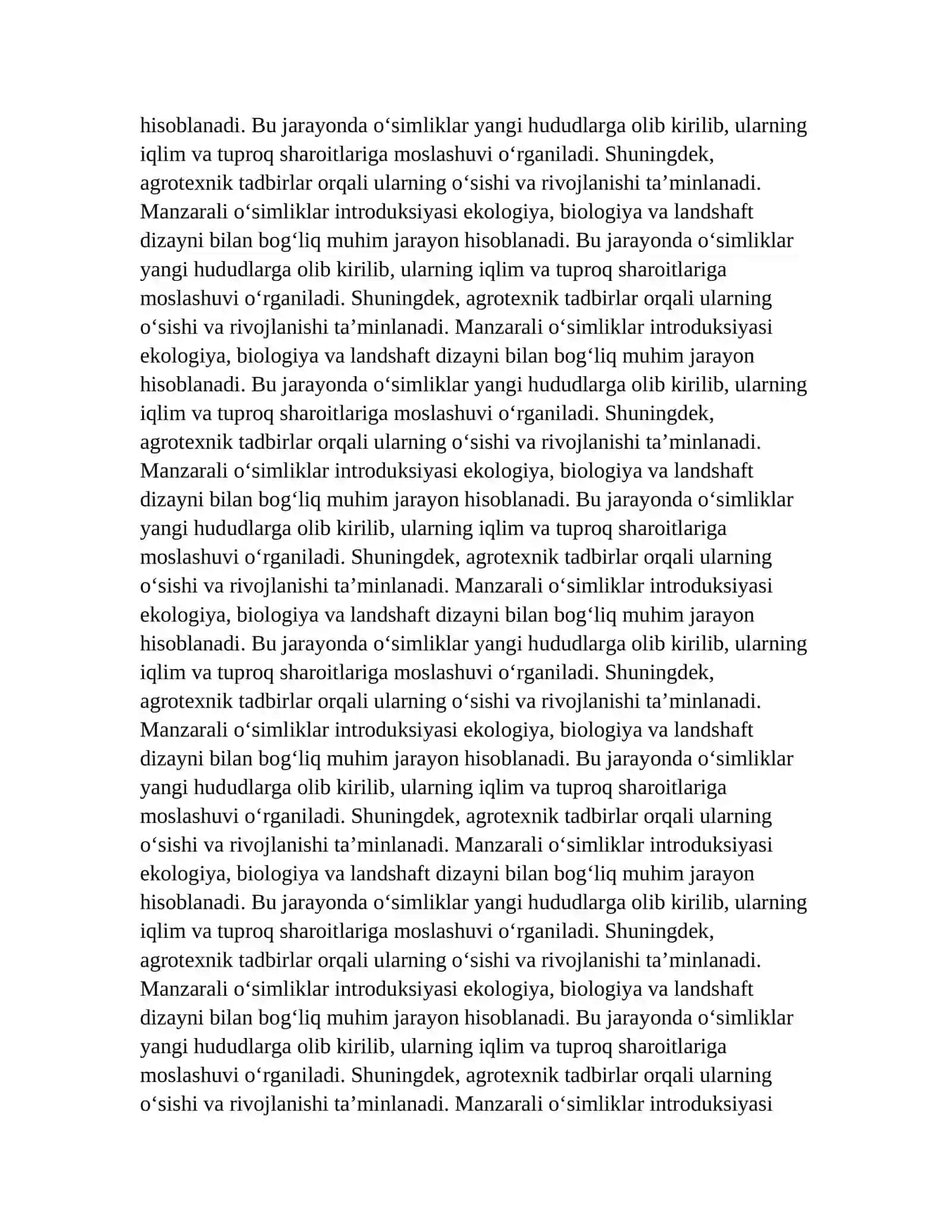 manzarali o'simliklar bo'yicha 4