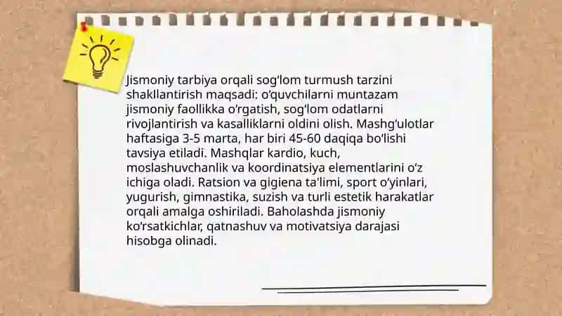 O‘quvchilarning mehnat, jismoniy va estetik tarbiyasi 4