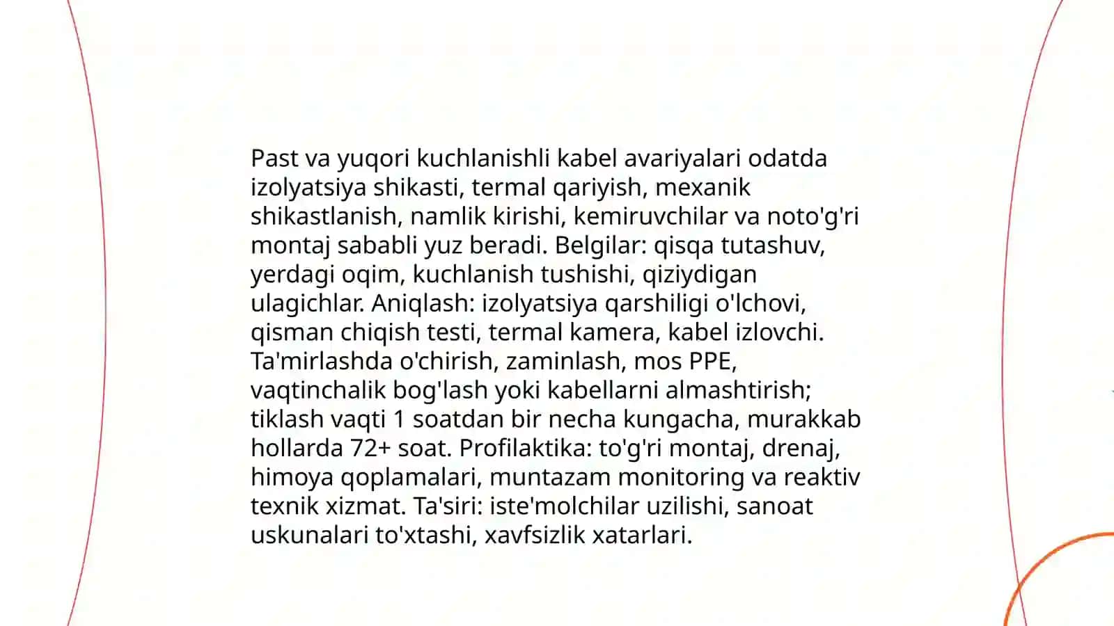 Energetika va kammunal tizimdagi avariyalar 4