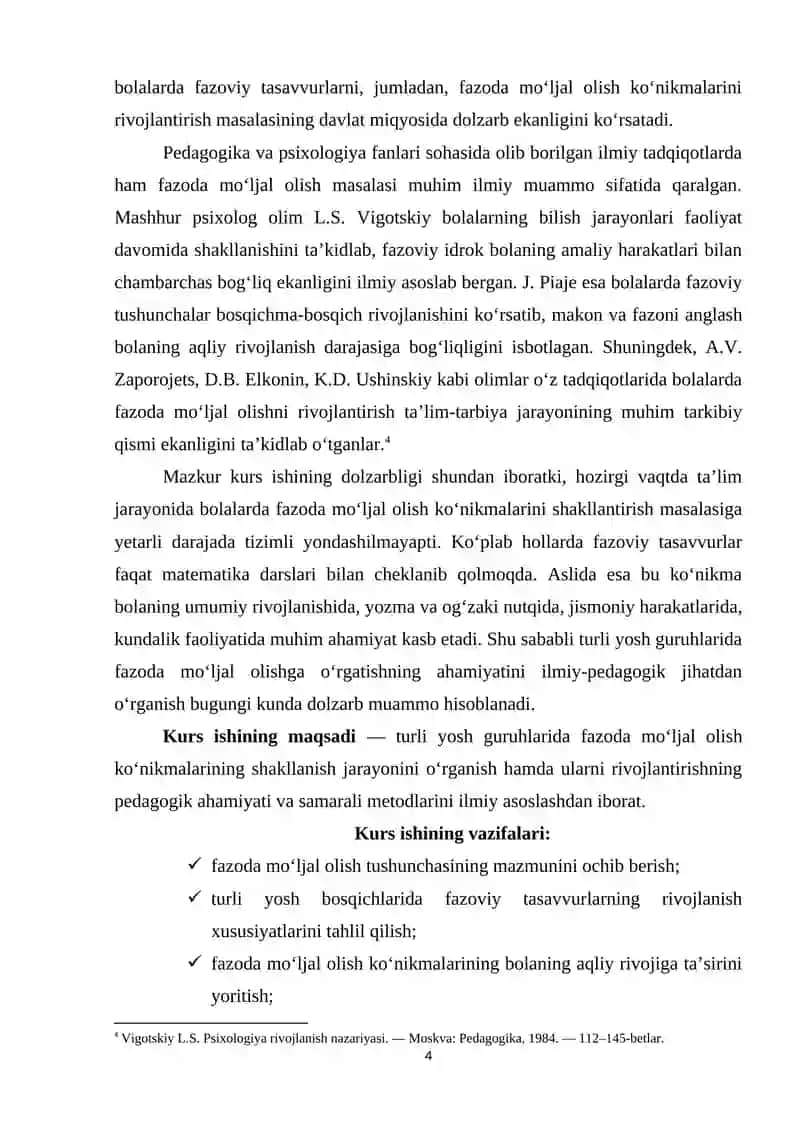 TURLI YOSH GURUHLARDA FAZODA MO'LJAL OLISHGA O'RGATISHNING AHAMIYATI 4