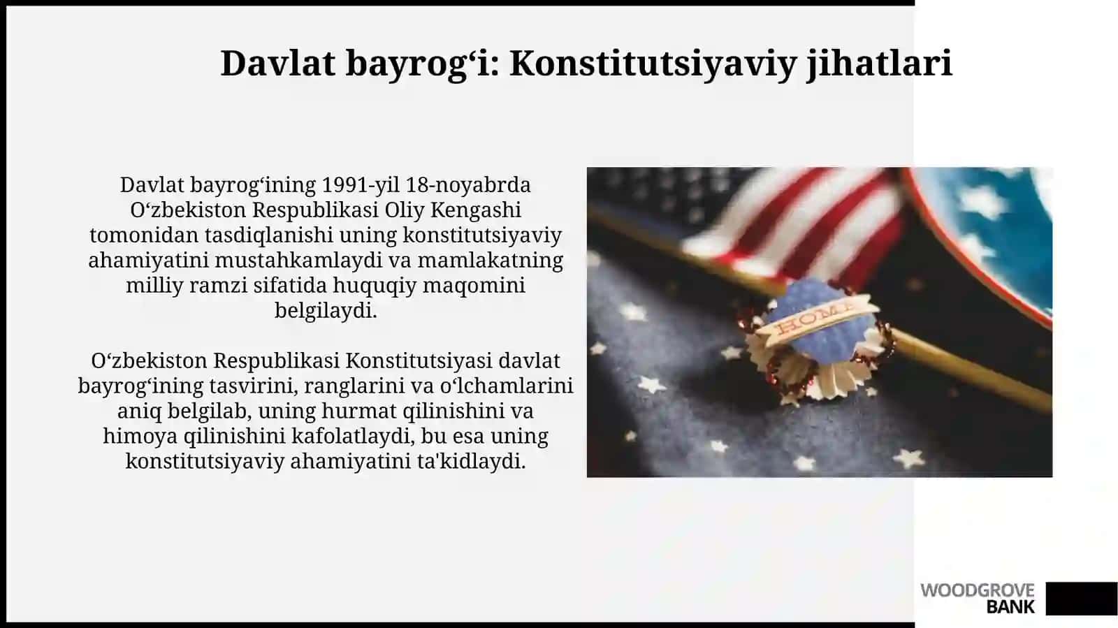 Davlat va xalq munosabatlari davlat ramzlarining konstitutsiyaviy maqomi 4