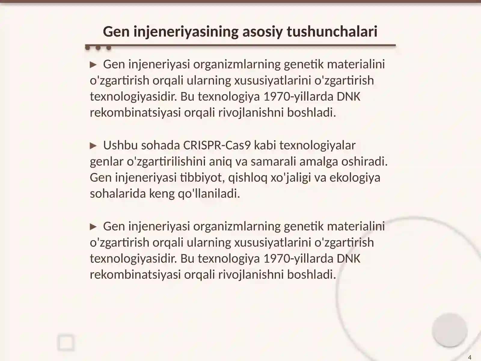 Viruslarning gen injeneriyasida qo'llanilishi 4