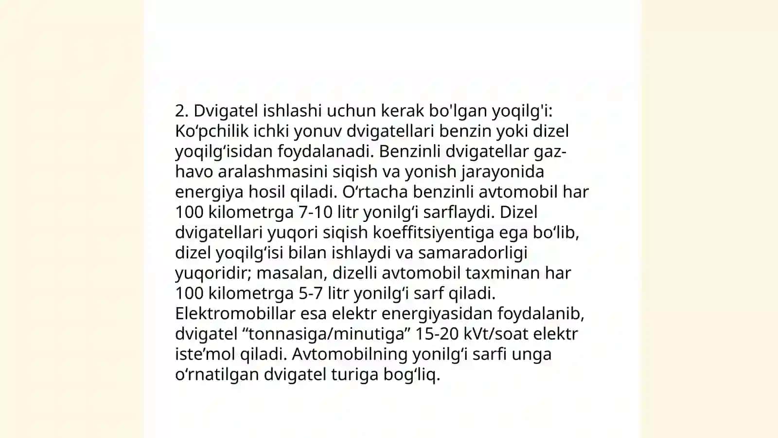 Yuklarning turlari va ularni aniqlash 4