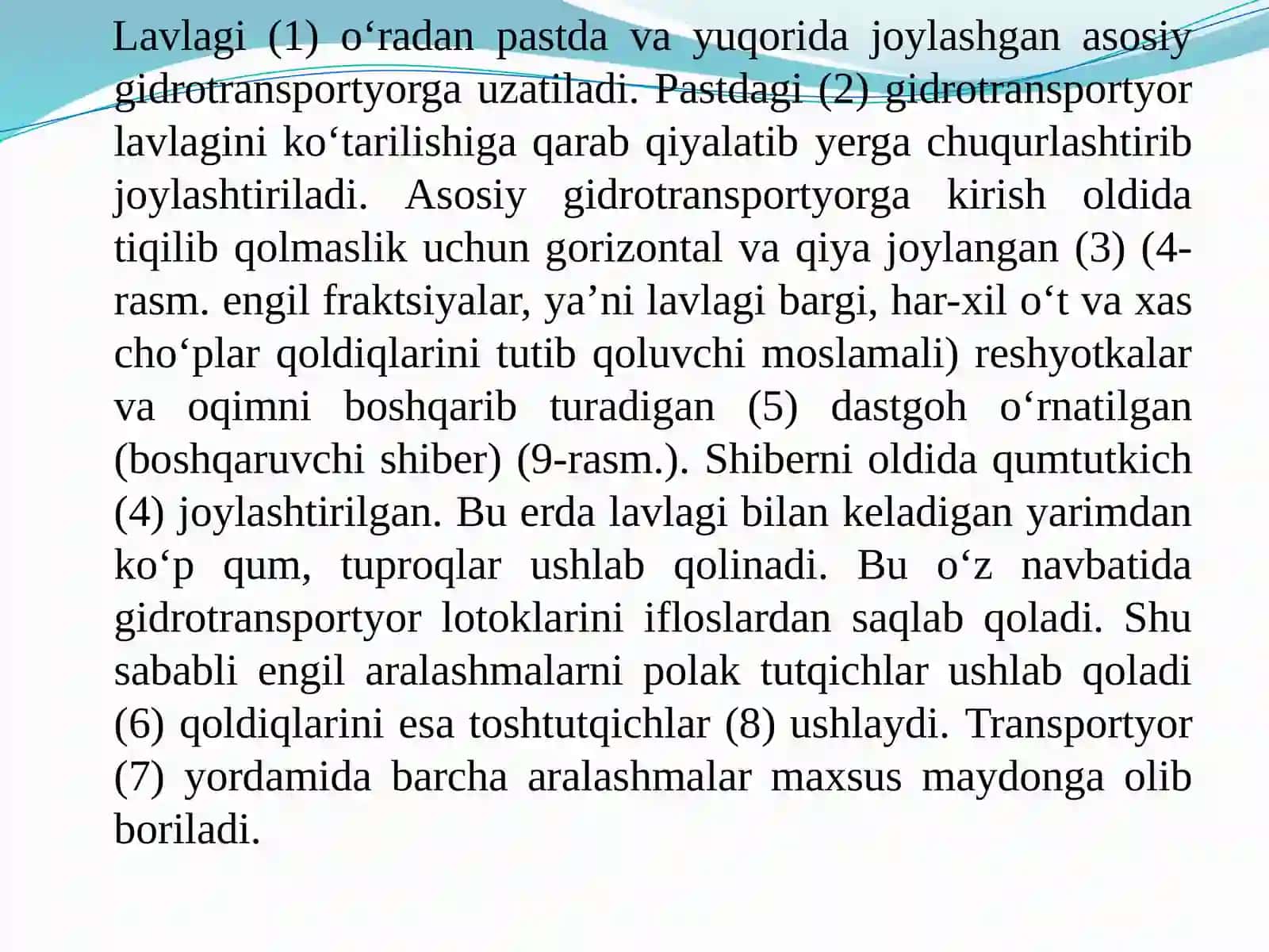 Qand lavlagini qabul qilish va saqlash 4