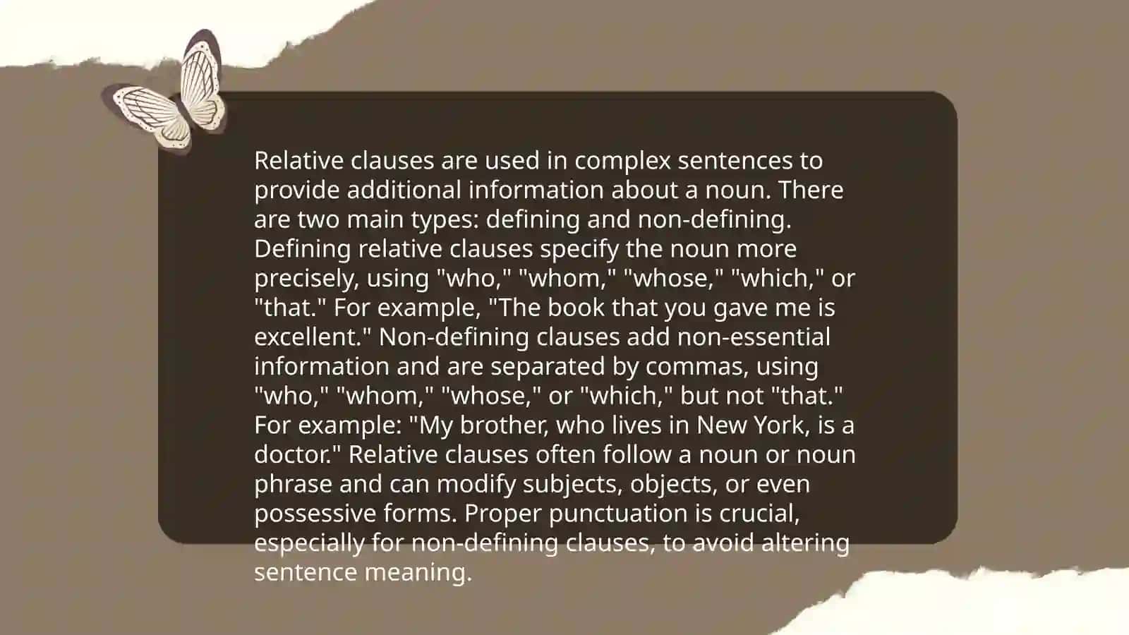 (Complex Sentence Construction) 4