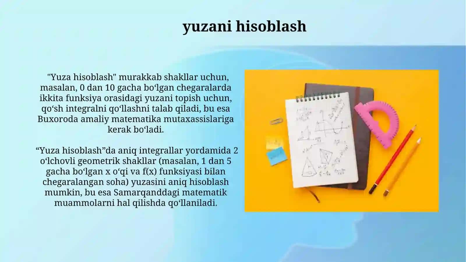 Integral usuli va uni tahlilda qo'llanilishi 4