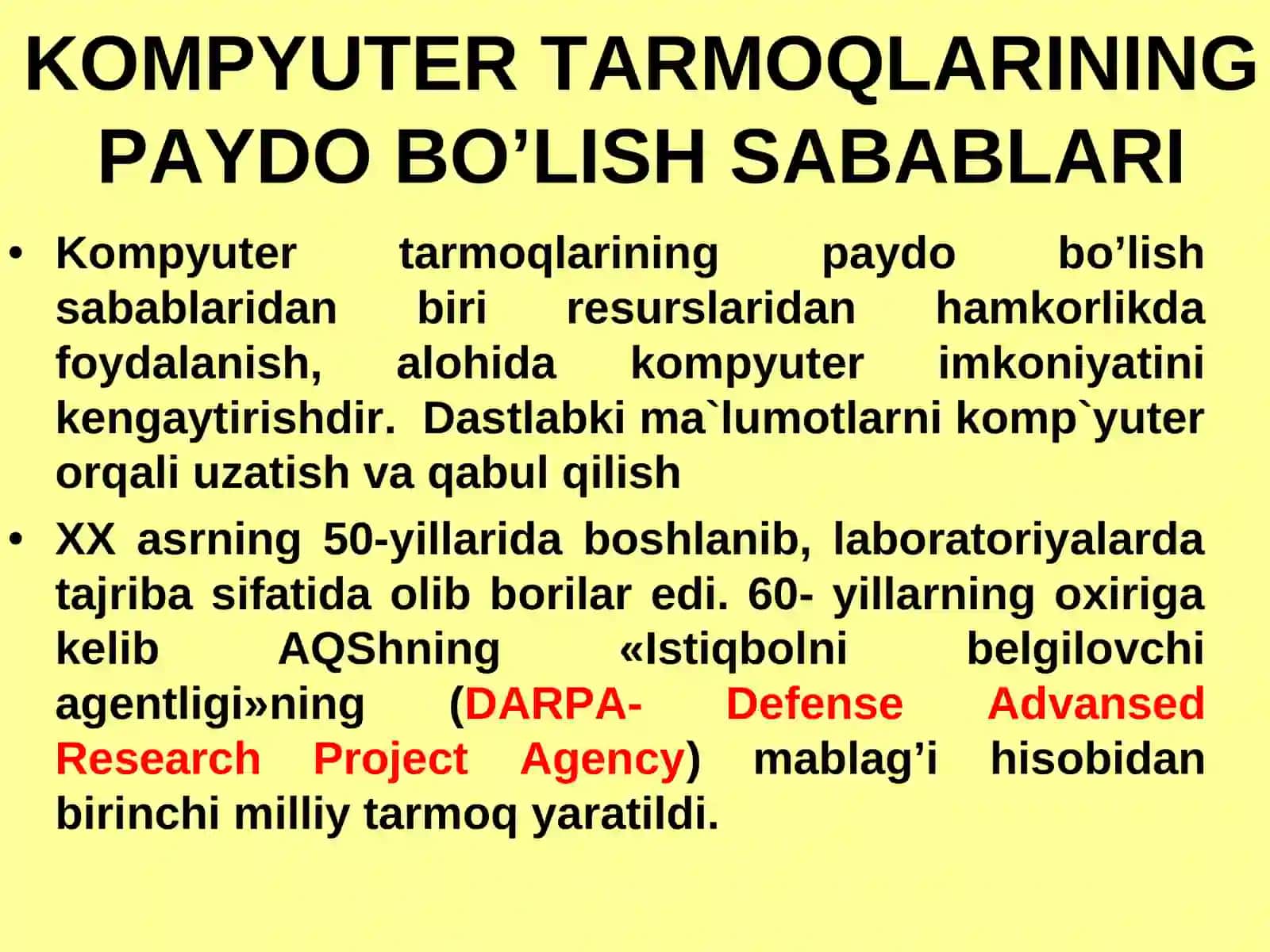 KOMPЮTER TARMOQLARI 4