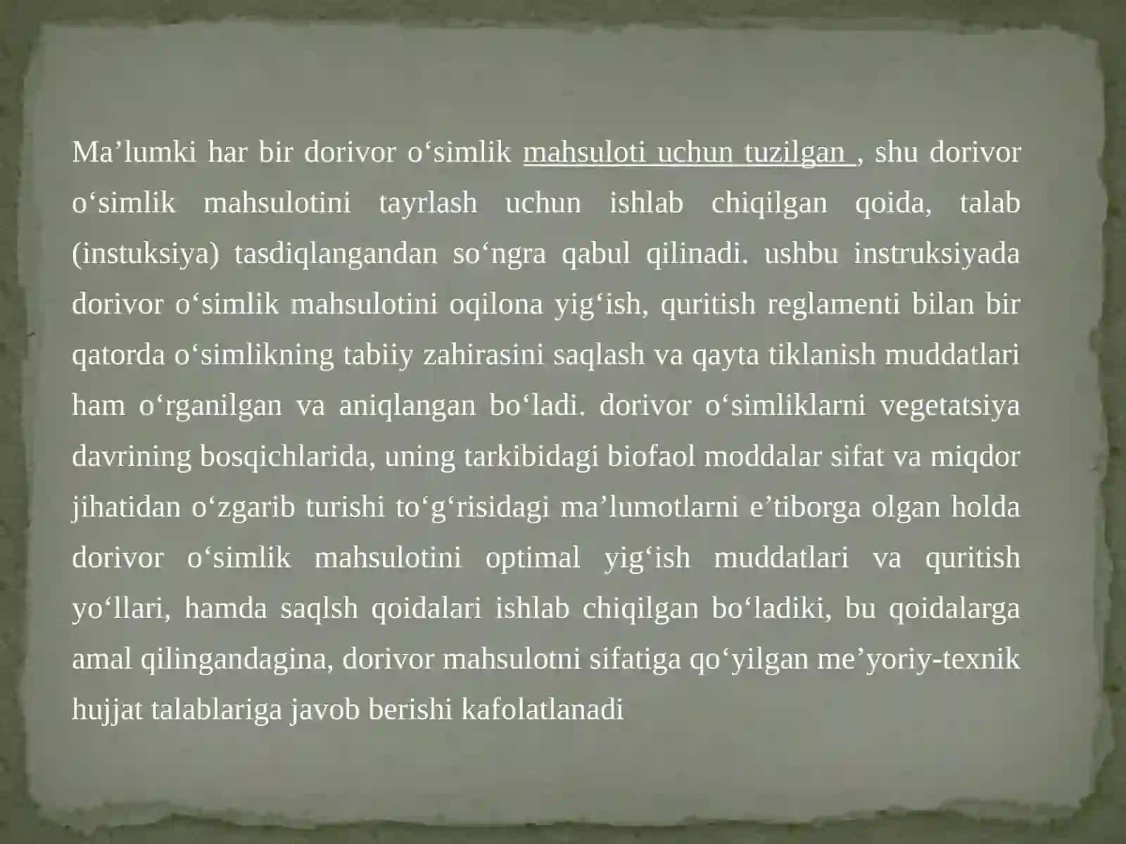 Yernoki(Topinambur)-Helianthustuberasustugaganligio`simligininglabaratoriyatahlili 4
