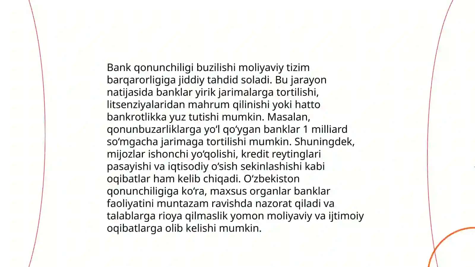 Bank qonunchiligini buzganlik uchun javobgarlik 4