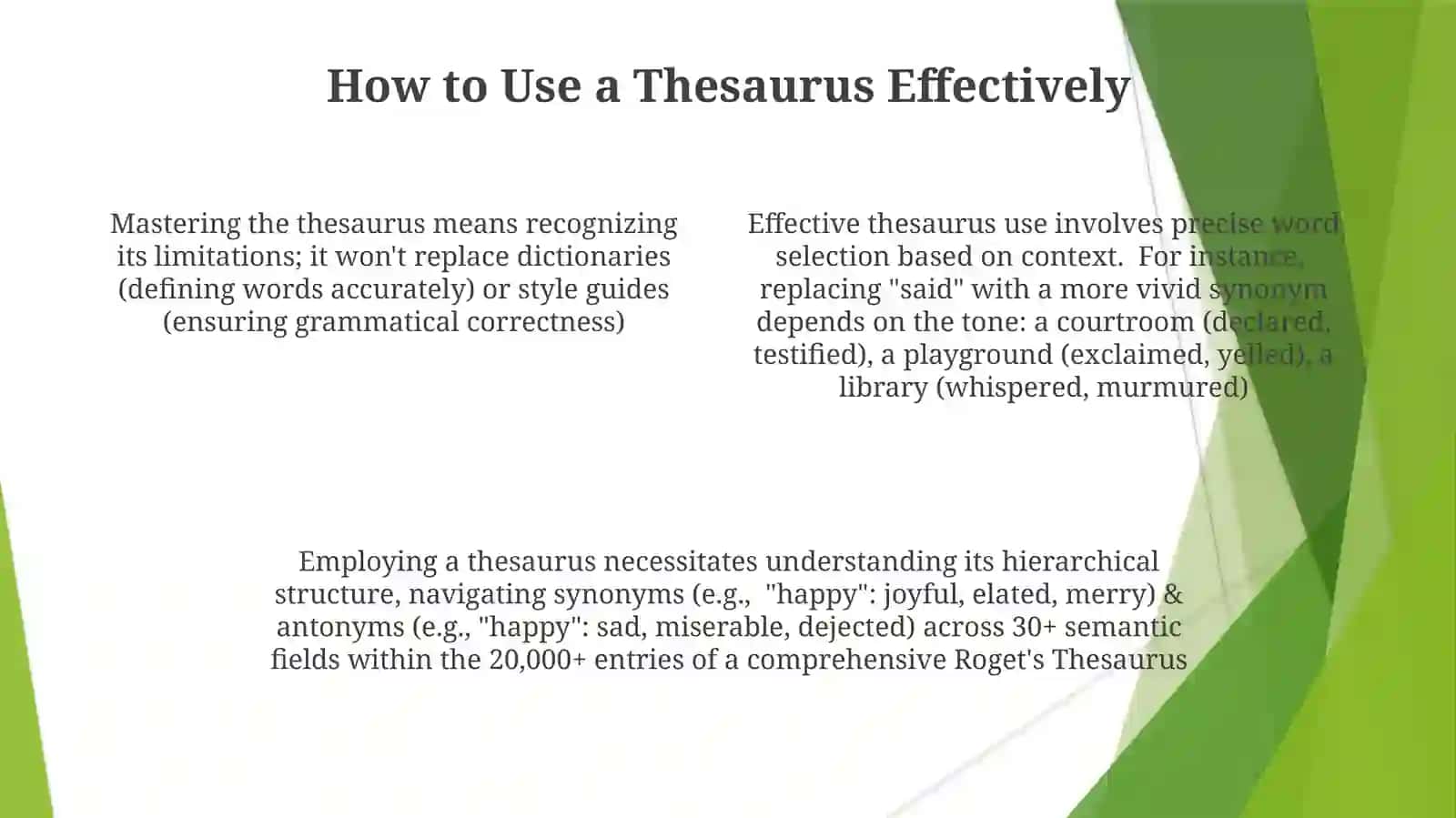 Thesaurus 4