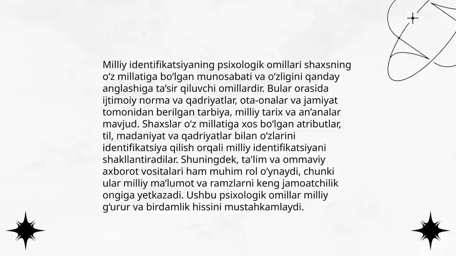 ETNOPSİXOLOGİK XUSUSİYATLARNİ MADANİYATDA NOMOYON BOʻLİSHİ 4
