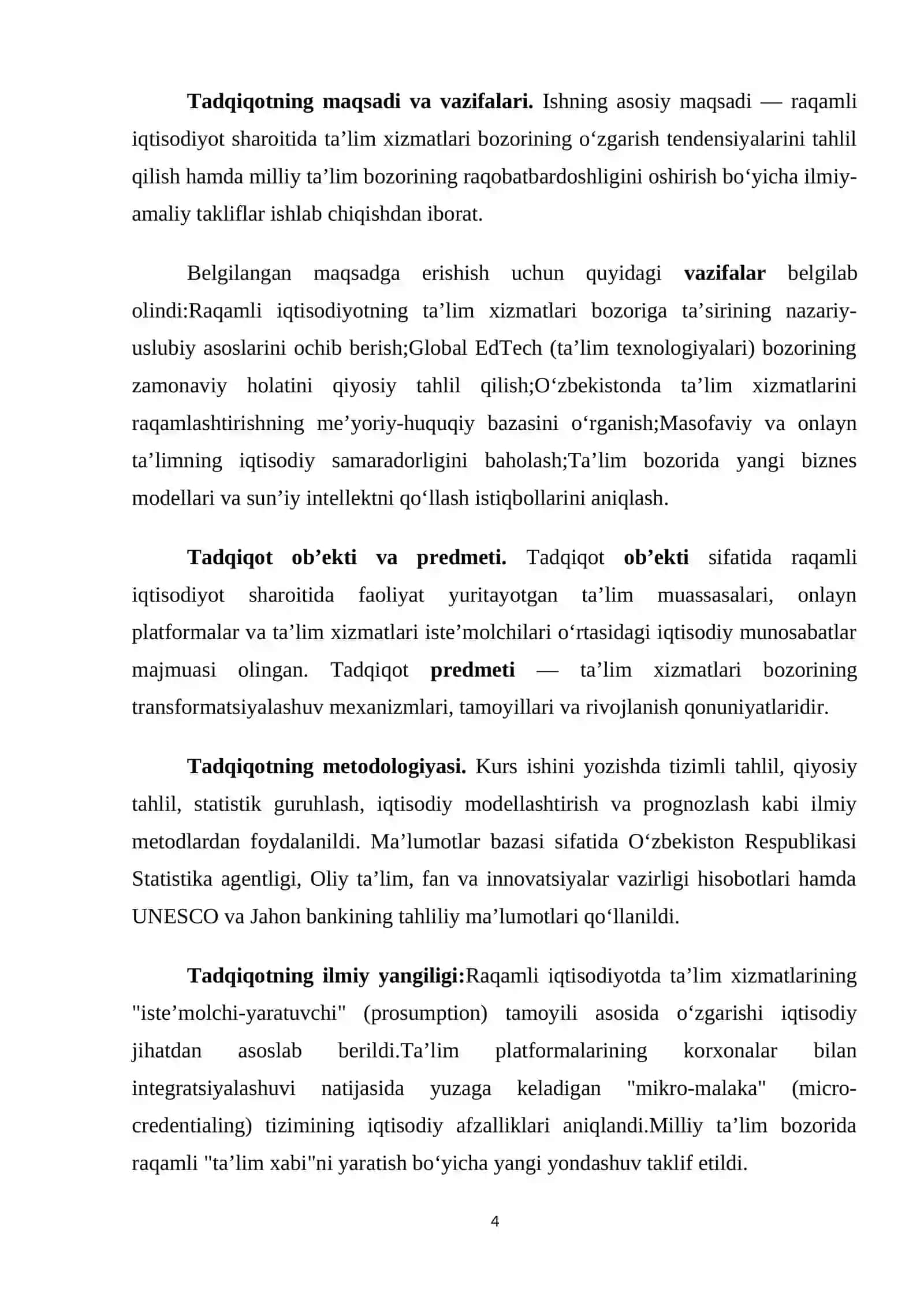 TA’LIM XIZMATLARI BOZORINING ZAMONAVIY HOLATI VA TENDENSIYALARI TAHLILI 4