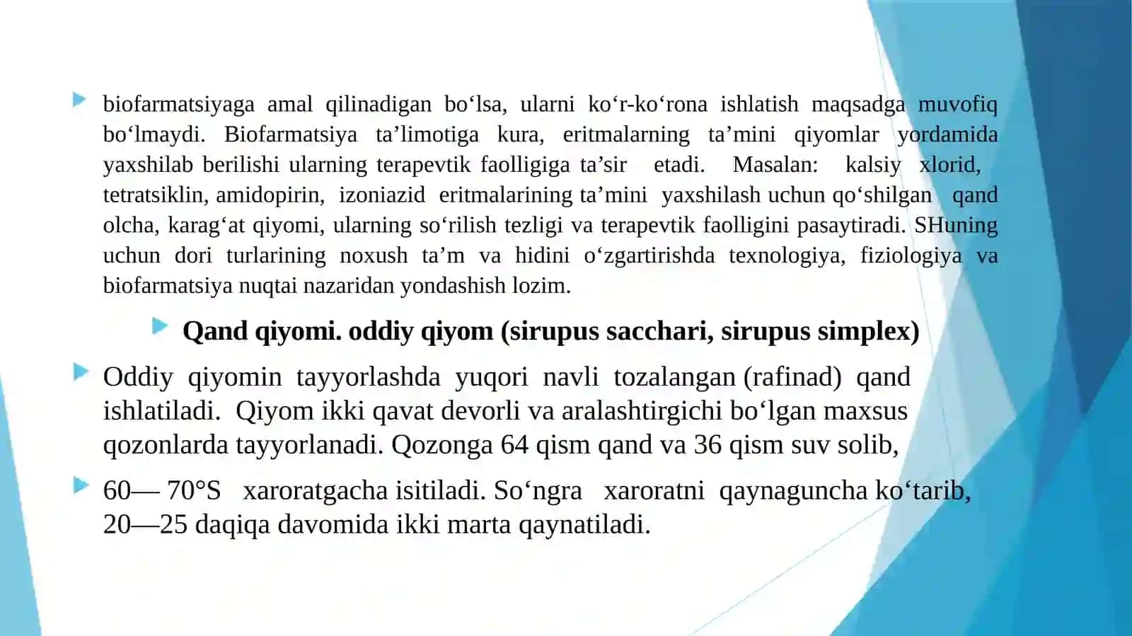 Xushbo‘y suvlar va qiyomlar 4