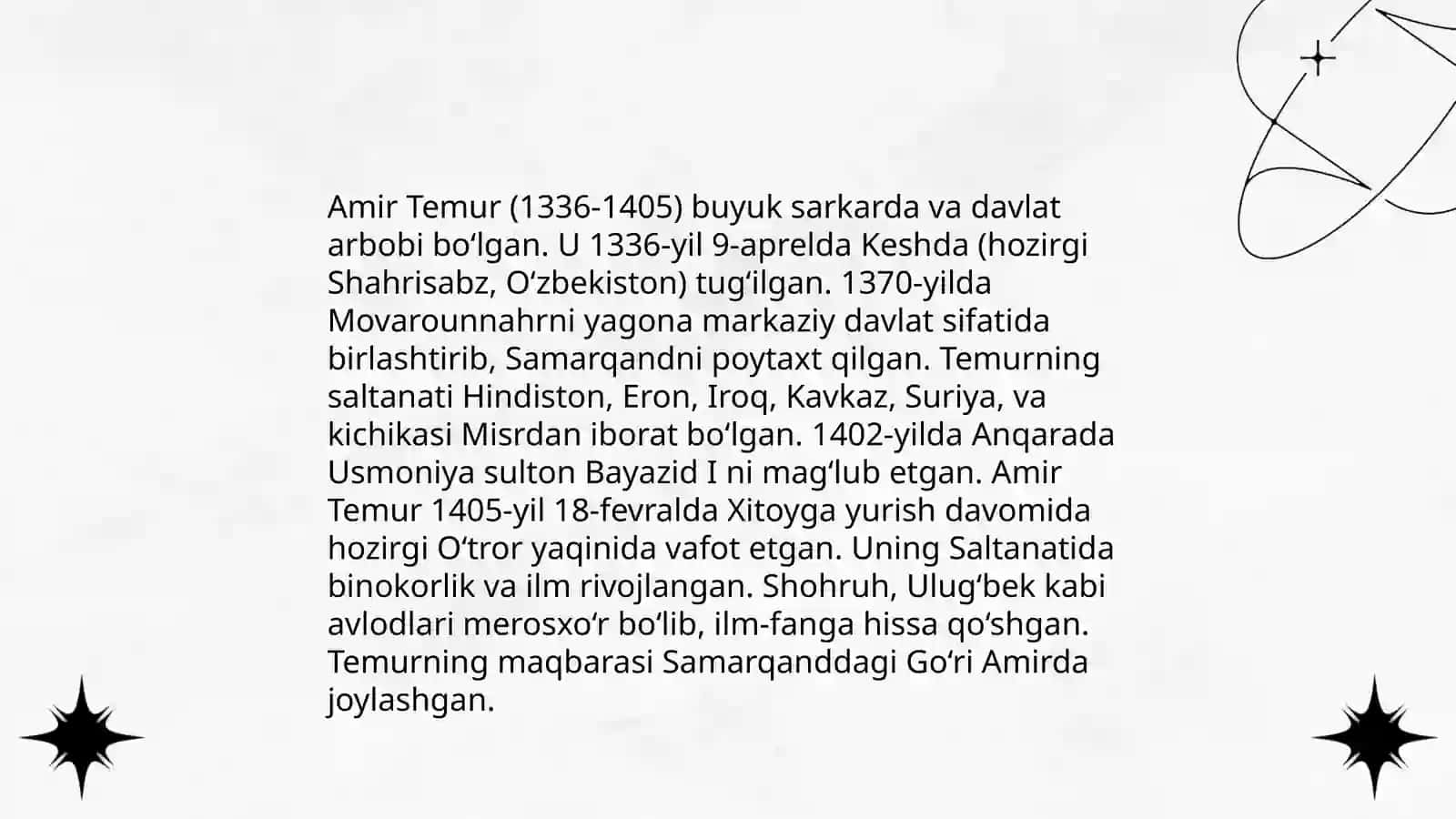 Temuriylar hayoti 4