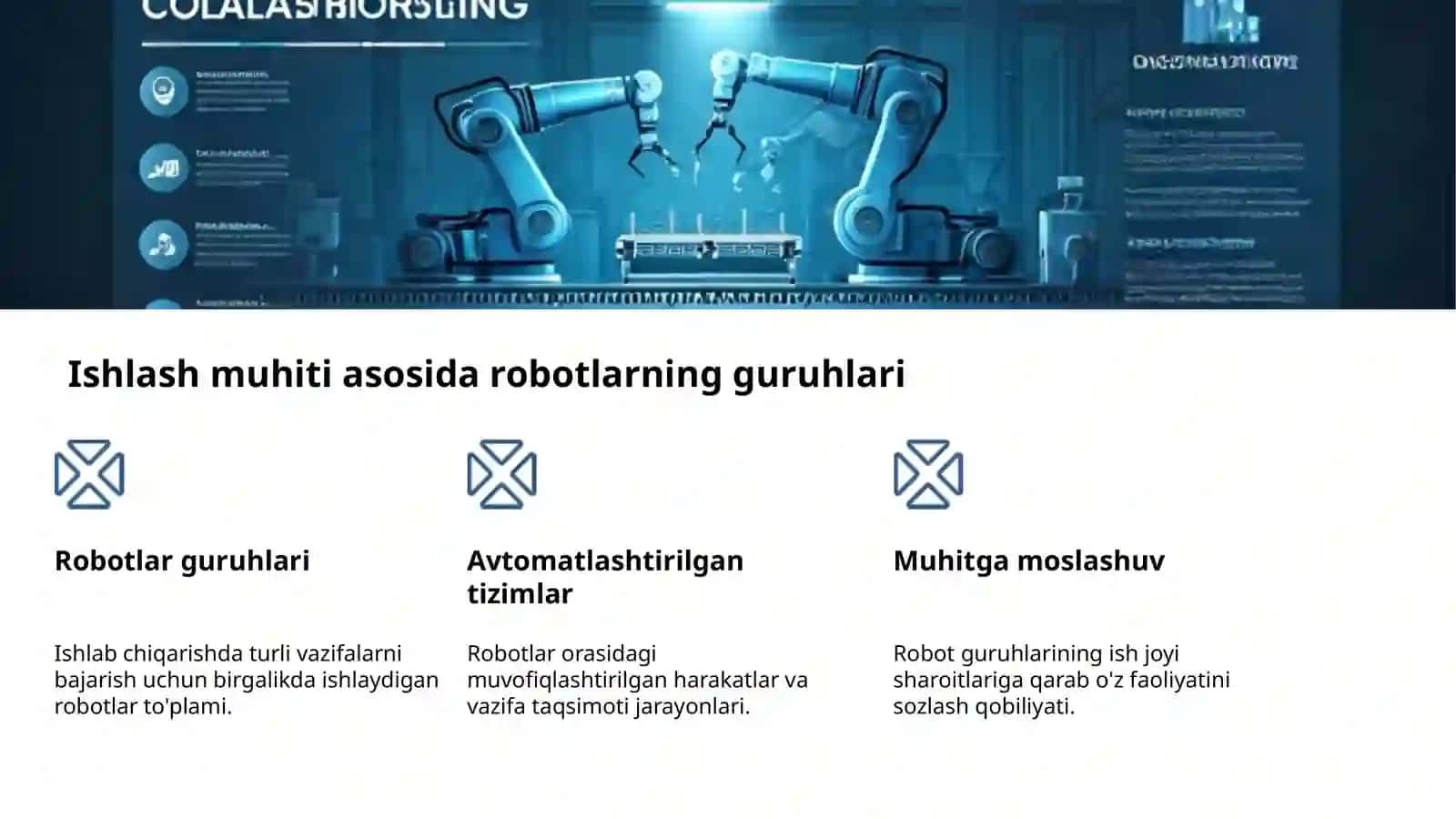 Sanoat robotlari: Asosiy tasniflar 4
