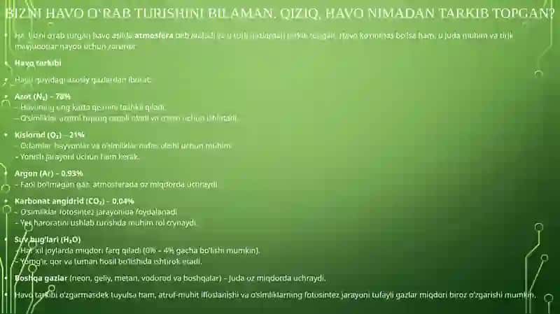 5-sinf.Tabiiyfan.Atmosfera1-qism 4