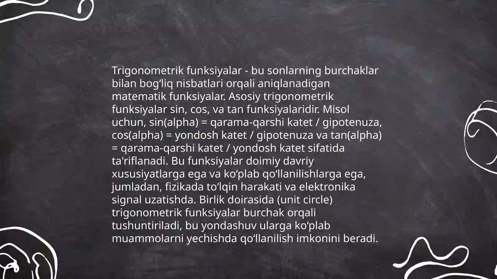 Trigonometriya 4