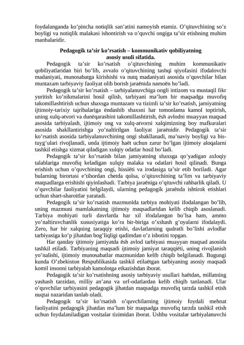 Kommunikativ malakalar va ta'sir etish 4