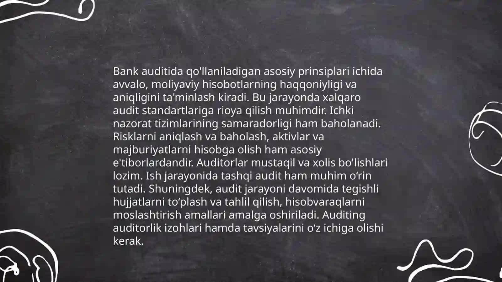 Bank auditning maqsadi va vazifalari 4