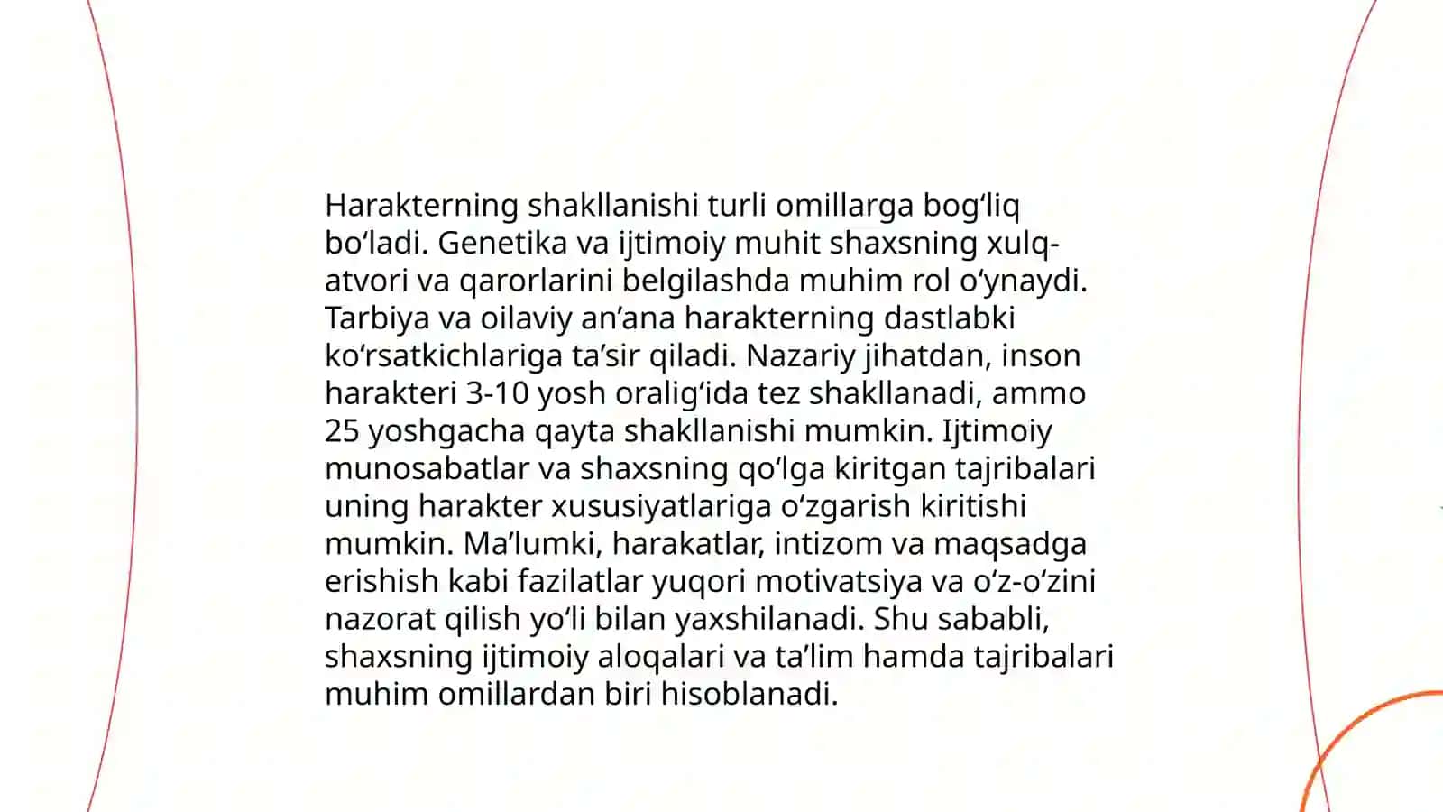Harakter va irsiyat. Shaxs emosiyasi 4