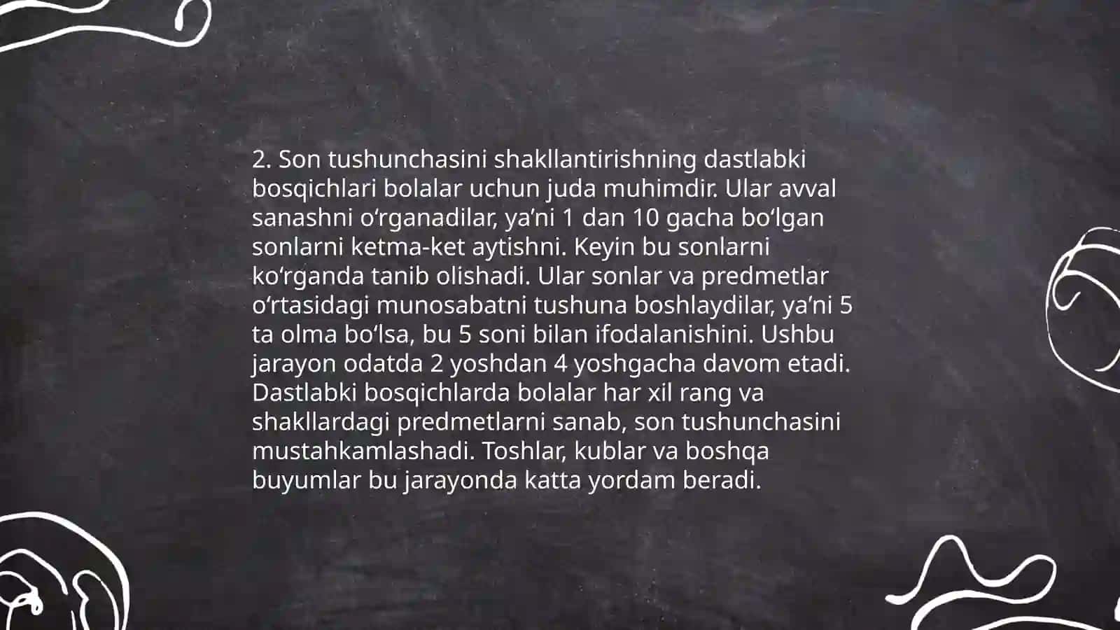 O'nli sanoq sistemasi xususiyatlari 4