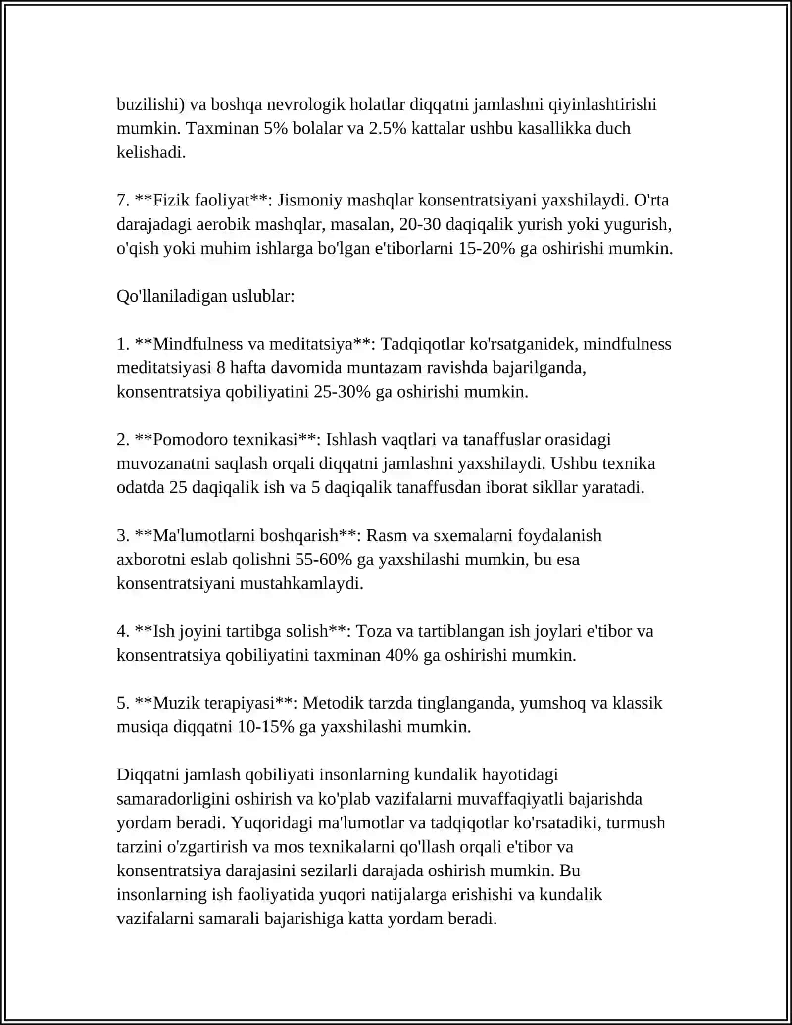 Diqqatning kontsentratsiyasi (Psixologiya) 4