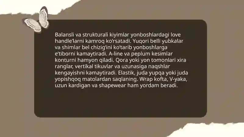 Qomat nuqsonlarini kiyim yordamida ko’zdan yashirish usullari 4