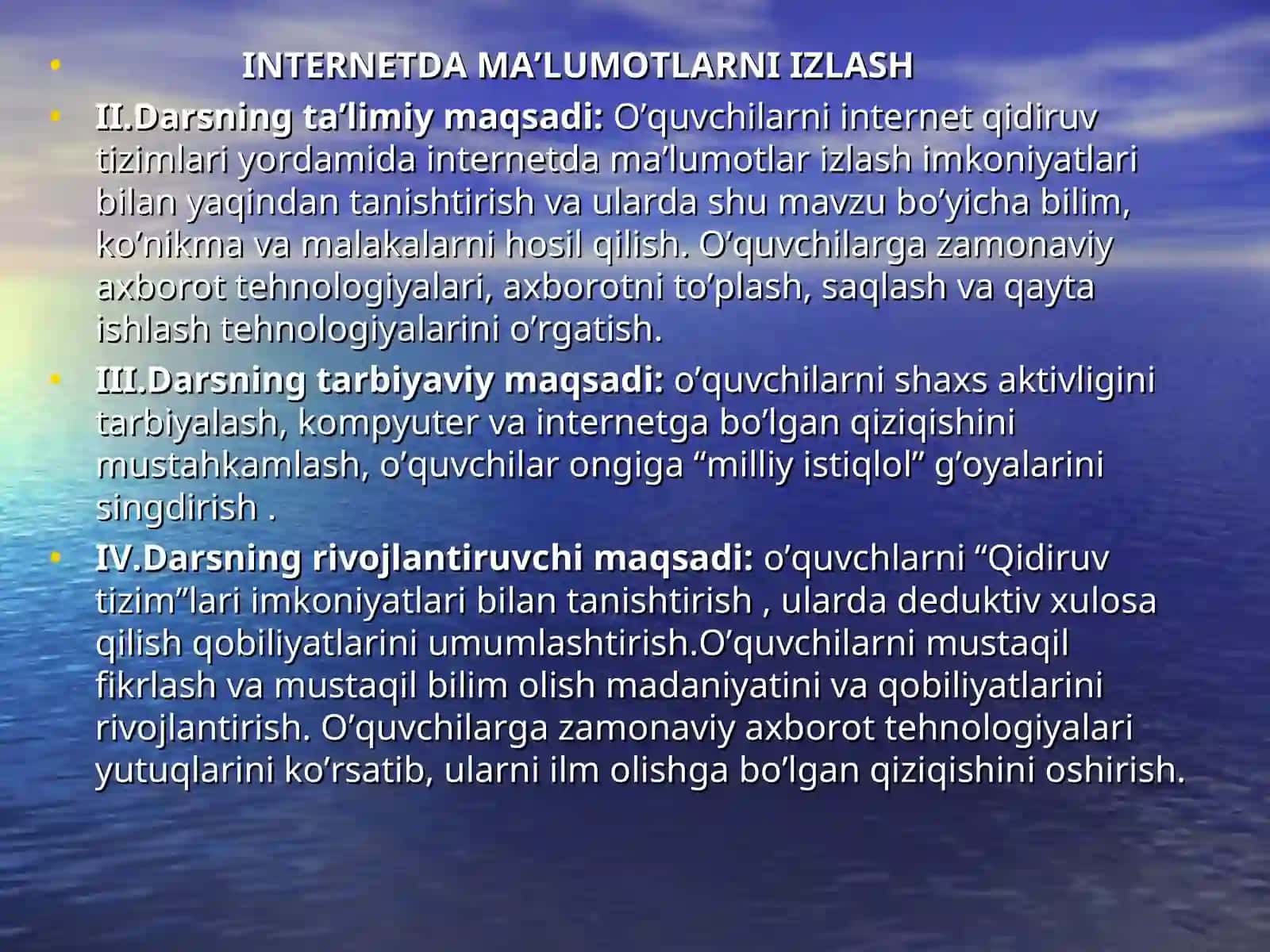 Internet manzillari va qidiruv tizimlari 4
