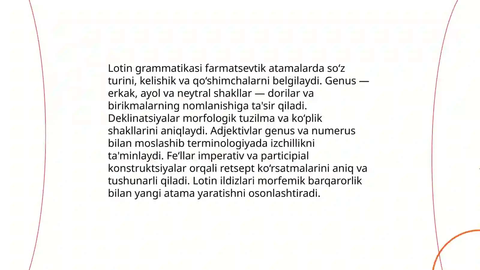 Farmatsevtik terminologiyada lotin tili 4