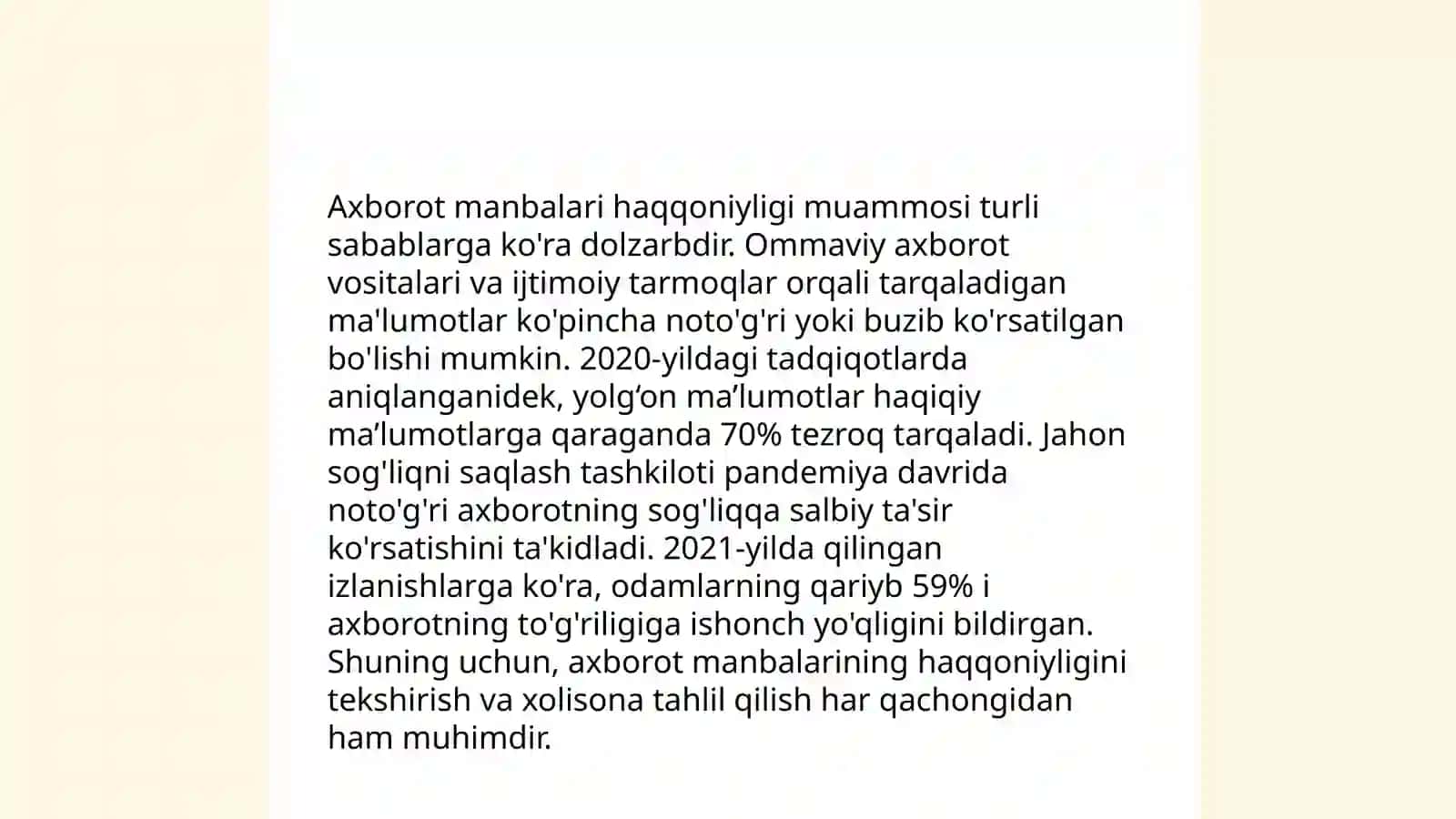 Jahon media va axborot makoni: manfaatlar toʻqnashuvi, muammolar, yechimlar 4