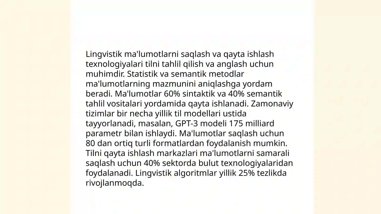 Filologik axborot tizimlari 4